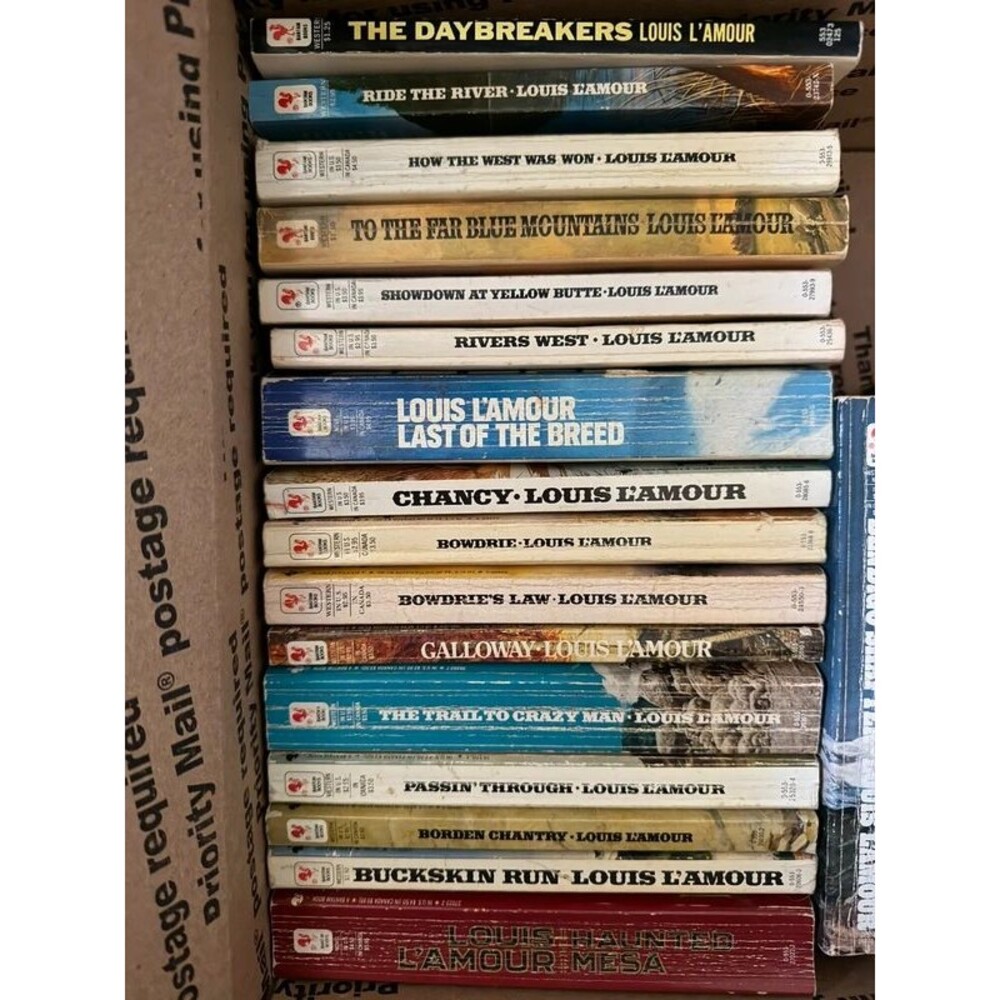Louis L'Amour Lot 23 Bantam Western Paperbacks